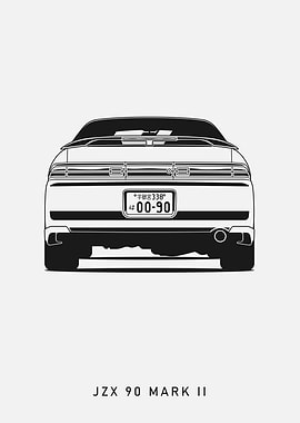 JZX 90 Mark II Rear View