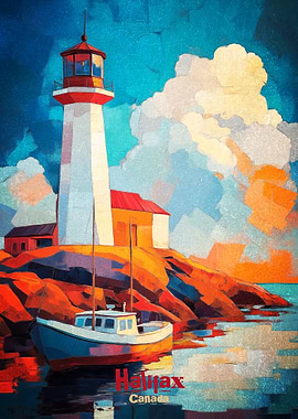 Halifax Art Poster