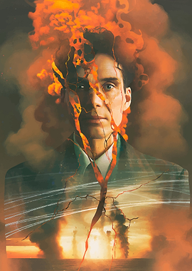 Man in Fire and Smoke