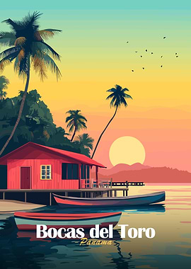 Bocas del Toro Sunset