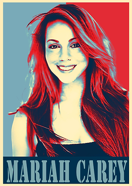 Mariah Carey Pop Art Poster