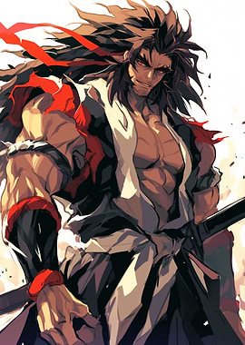 Samurai Warrior Illustration