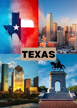 Texas Collage