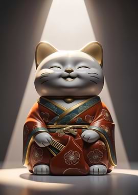 Maneki-Neko Figurine