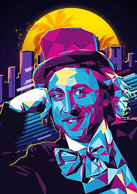 Retro sarcasm meme Pop Art Portrait