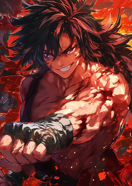 Anime Fighter Portrait