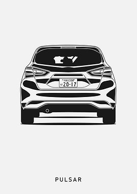 Nissan Pulsar Rear View