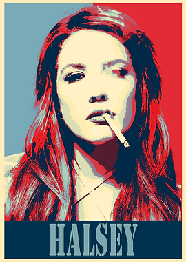 Halsey Pop Art Poster