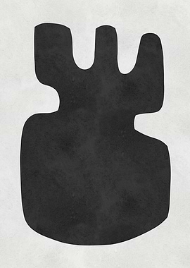 Abstract Black Shape