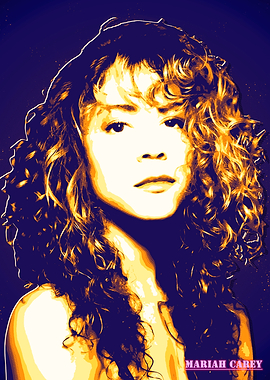 Mariah Carey Pop Art Portrait
