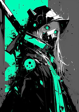Cyberpunk Anime Girl