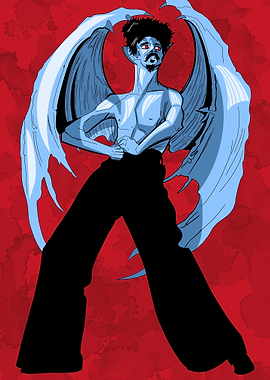 The Winged Man in Red