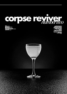 Corpse Reviver No.2, Black and White
