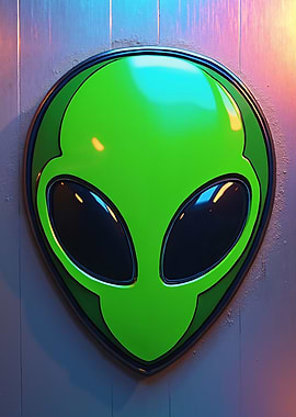 Alien Head Wall Decor