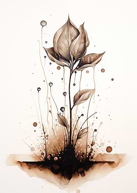 Coffee Flower Art