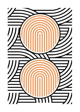 Abstract Geometric Art Print