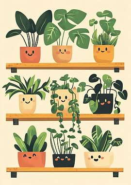 Happy Plant Shelf