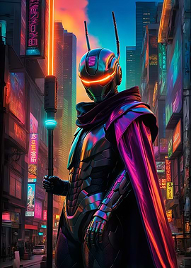 Android Cyber Lord - Cyberpunk Warrior