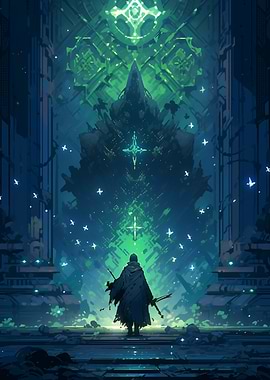 Mysterious Green Portal