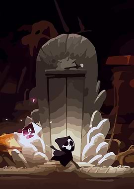 Grim Reaper and Cube