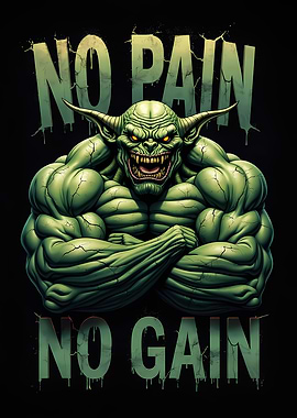 No Pain No Gain Goblin Monster