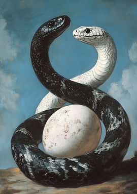 Black and White Snakes