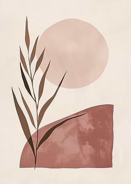 Abstract Botanical Art Print