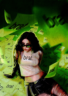 Brat Art Print