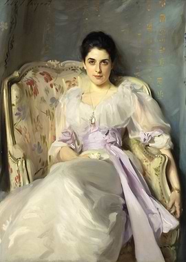 Woman in White Dress