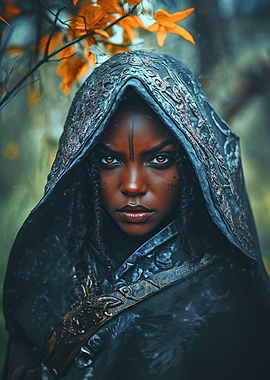 Hooded Sorceress Woman