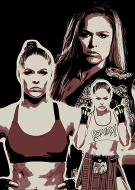 Ronda Rousey Art Print