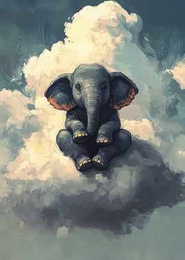 Elephant on a Cloud