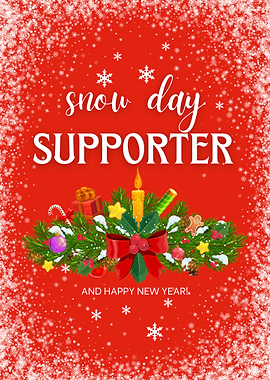 Snow Day Supporter Christmas Card