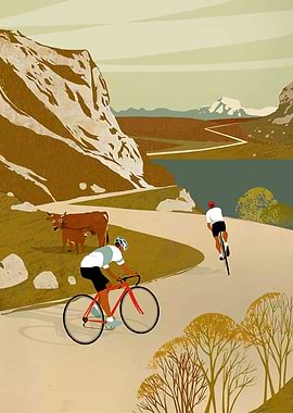 Cycling Through Mountains