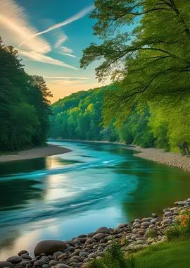 Serene River Bend