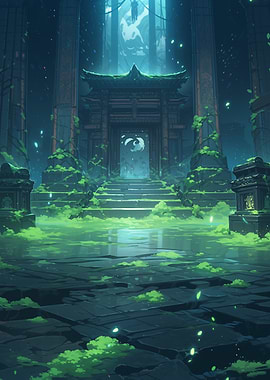 Ancient Temple Gateway