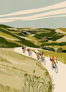 Cycling Through Hills