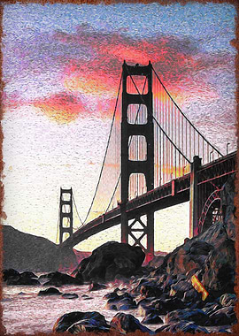 Golden Gate Bridge Sunset