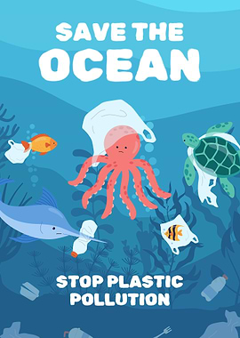 Save the Ocean Poster