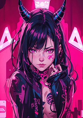 Cyberpunk Anime Girl