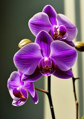Purple Orchid Bloom