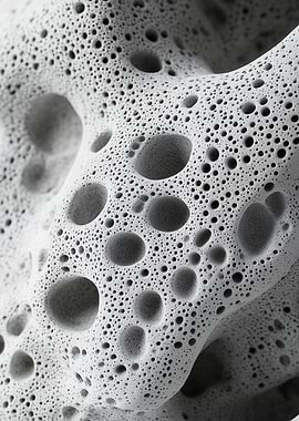 Abstract Grey Pumice Stone Texture