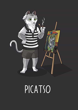 Cat Artist - Picatso