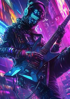 Cyberpunk Guitarist