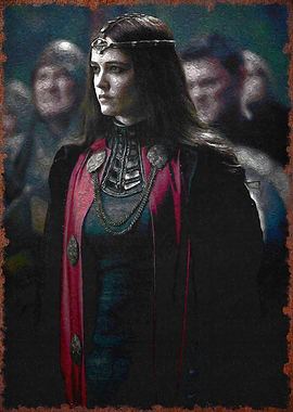 Queen in Red and Black