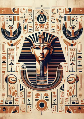 Egyptian Pharaoh Art Print