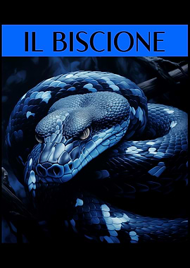 Il Biscione Blue Snake