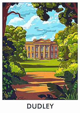 Dudley House Vintage Poster