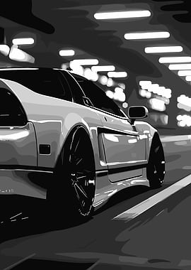 Honda NSX Night Drive