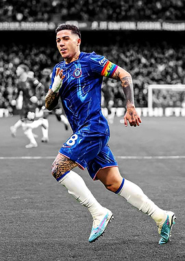 Soccer Player in Action